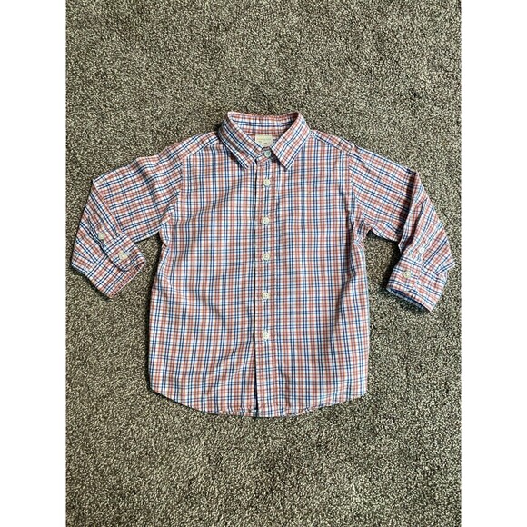 Crewcuts Boys Long Sleeve Plaid Button Down Shirt – Size 2 - Picture 1 of 4